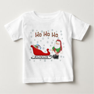 Ho Ho Ho Santas Sleigh Toddlers White T-Shirt