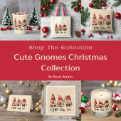 Ho Ho Ho ! Schattigee Gnomes Kerstwensen Feestdagen Kaart