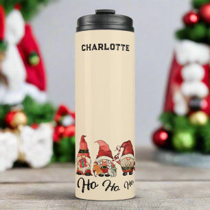 Ho Ho Ho ! Schattigee Nordic Gnomes kerstcadeau Thermosbeker