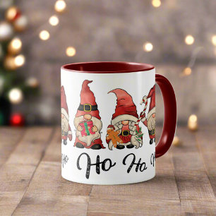 Ho Ho Ho ! Schattigee Scandinavische Gnomes Kerstr Mok