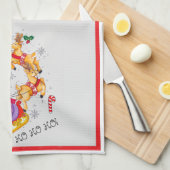 Ho Ho Ho ! Serviettes de cuisine (Quart Plié)