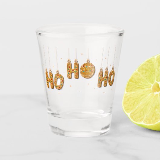 Ho Ho Ho Shot Glas (Voorkant)