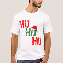 Ho Ho Ho Sinterklaas Pet Vrolijk Kerstfeest T-shirt