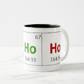 Ho Ho Ho tasse de Tableau périodique de vacances (Devant droit)