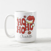 Ho ho ho tasse, Joyeux mug de noël, cadeau de Noël (Gauche)