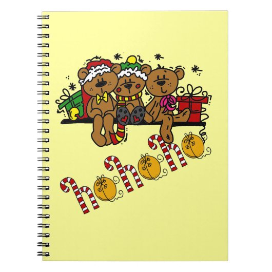 Ho Ho Ho Teddy Bears Notitieboek (Voorkant)