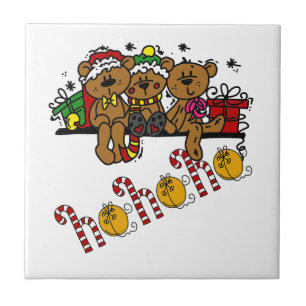 Ho Ho Ho Teddy Bears Tegeltje