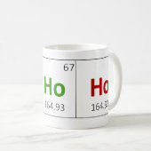 Ho Ho Ho Vacances Périodique Table Mug (Devant droit)