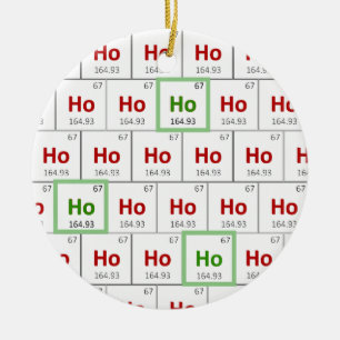 "Ho Ho Ho" Vacances Périodique Table Ornement