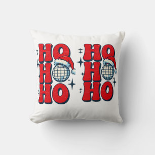Ho ho ho vrolijk kerstfeest kussen
