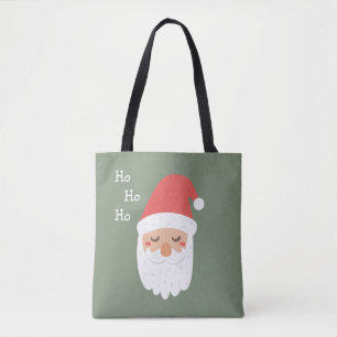 Ho ho ho Vrolijk Kerstfeest Schattige Sinterklaas Draagtas