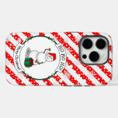 Ho Ho Ho Vrolijk Kerstman Schattige Sneeuwman Case-Mate iPhone Case (Achterkant (horizontaal))