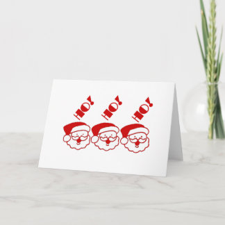 Ho! Ho! Ho! -Wenskaart Feestdagen Kaart