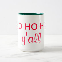 "Ho Ho Ho Y'all": HillBilly Santa Kerstman Humor