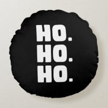 HO. HO. HO. Zwart & Wit met Buffalo Plaid Rug