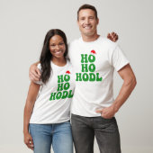 Ho Ho HODL - Funny Crypto Santa kerstHumor T T-shirt (Unisex)