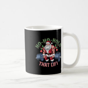 Ho-ho-hold That Lift Santa Claus Christmas Gym Wor Koffiemok