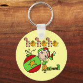 Ho Ho Holiday Elf Sleutelhanger (Voorkant)