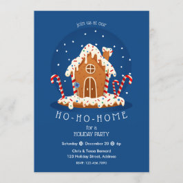 Ho-Ho-Home Cute kerstontbijt Kaart