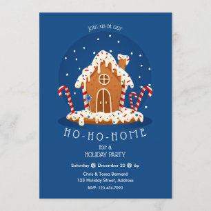 Ho-Ho-Home Cute kerstontbijt Kaart
