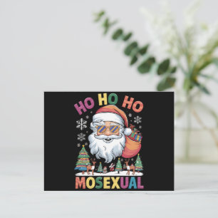 Ho Ho Homoseksuele Kerstman Vakantie Gay Pride Feestdagenkaart