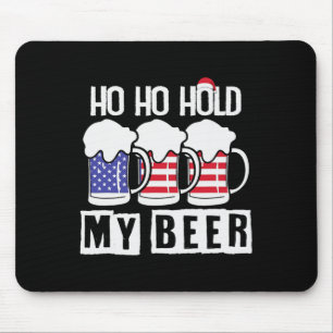Ho Ho Hou Mijn Bier Usa - Kerstmis In Juli  Muismat