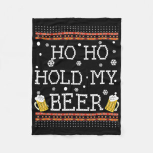 Ho Ho Hou Mijn Bier Vast Kerstmis In Juli Drinken Fleece Deken