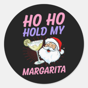 Ho Ho Hou Mijn Margarita Vast Kerstmis In Juli Ker Ronde Sticker