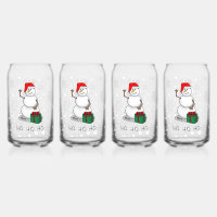 Ho Ho Joyeux Noël Père Noël mignonne Snowman
