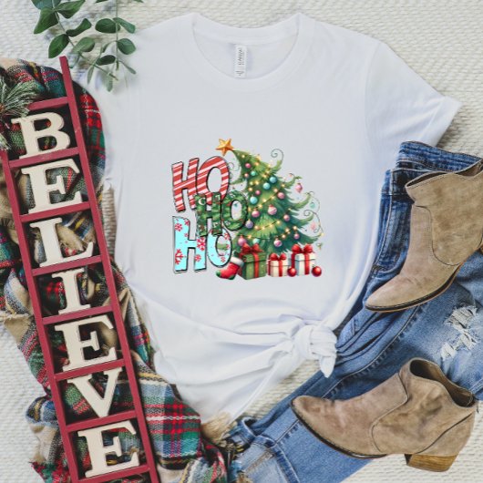 Ho Ho Kerstboom T-shirt