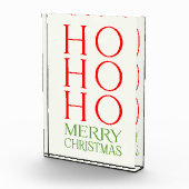 Ho Ho Merry Kerstmis Fotoblokken (Rechts)