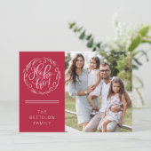 Ho ho ! Noël Appartement vacances Carte photo (Debout devant)