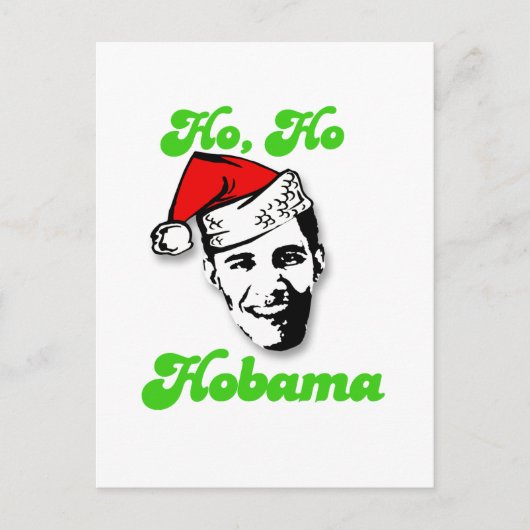 Ho, Ho, Obama Briefkaart (Voorkant)