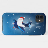Ho ho ! Père Noël dans l'avion, coque iPhone5 (Dos (Horizontal))