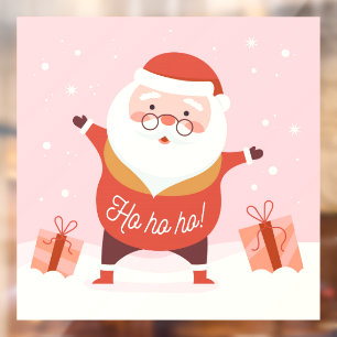 Ho Ho Santa Raamsticker