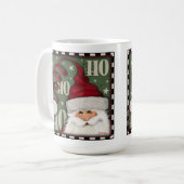 Ho Ho Santa Whimsical Leuke Koffie Mok (Voorkant links)