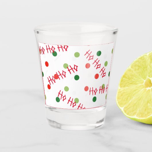 Ho Ho Shot Glass Shot Glas (Voorkant)