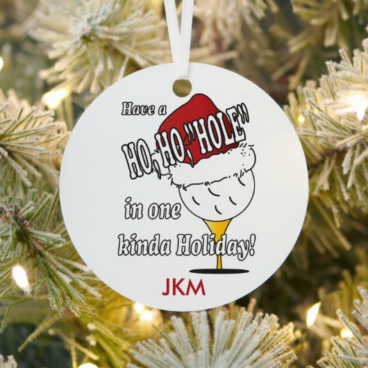 Ho, Ho, Trou Dans Un Ornement De Noël (Insitu)