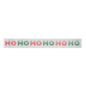 Ho Ho Typografie Kersttrui Lint (Voorkant)