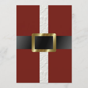 Ho Ho uitnodiging voor kerstfeestdagen