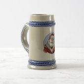 Ho Ho Vader Kerstmis/Santa Claus Tankard Bierpul (Voorkant links)