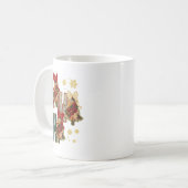 Ho Ho Xmas Ho Patchwork Coquette Cow Plaid Christm Koffiemok (Voorkant links)