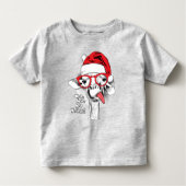 Ho Ho Y'all Giraffe Baby T-Shirts (Voorkant)