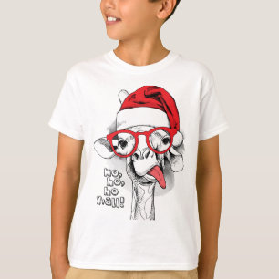 Ho Ho Y'all Giraffe Boys T-shirt