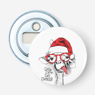 Ho ho y'all Giraffe Button Flesopener