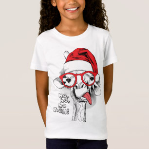 Ho Ho Y'all Giraffe Girls T-Shirt