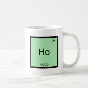 Ho - Hobo Grappig Chemie Element Symbool T-Shirt Koffiemok