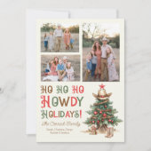 Ho Howdy Kerstkaart (Voorkant)