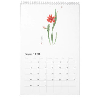 Ho Mang Hang, Calendrier Art Botanique 2023