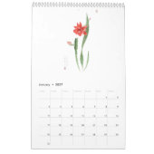 Ho Mang Hang, Calendrier d'art botanique 2026 (Jan 2027)